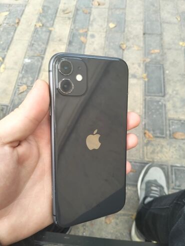 aple: IPhone 11, 64 GB, Black Titanium, Face ID