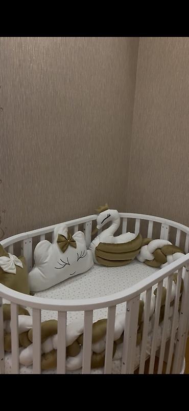 mothercare beşik: Qız üçün, Yeni, Yumru, Beşik, Dəst ilə, Matras ilə, Yellənmə mexanizmi ilə — 3