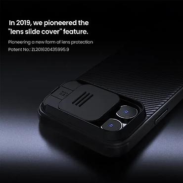 Maske i futrole za telefone: Futrola Nillkin Cam Shield Pro za iPhone 16 Pro Max (6.9) crna. Uz — 6