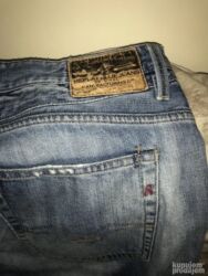 Farmerke: Original Replay farmerice 38 98% cotton 2% elastin Polustruk 52cm — 10