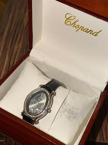саат: Chopard qadın saatı - Korpus: oval formalı, paslanmayan polad - — 2