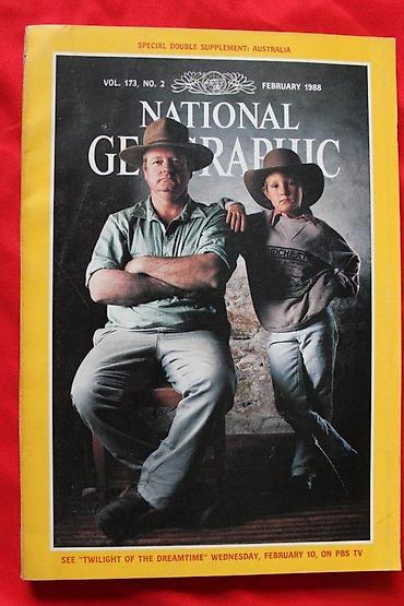 Knjige: NATIONAL GEOGRAPHIC FEBRUAR 1988. + MAPA AUSTRALIJE | National — 1