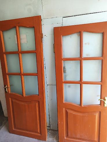 taxda qapi: Taxta iç qapılar – şüşəli klassik model 3 ədəd Ölçü 80x214 80x213 — 1