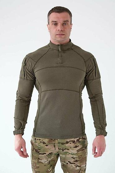 Тактическая кофта-комбат-шорц (combat shirt), цвет олива at lalafo.kg Тактическая кофта-комбат-шорц (combat shirt), цвет олива