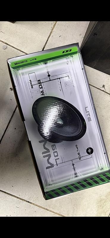 audio sistem: Salam qardaşlar. 1 ədəd Maçeta basavik 800rms.(Qutuyla) 4 ədəd 20lik — 8