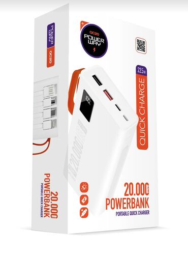 90 fps telefon: Powerbank 20000 mAh, Yeni