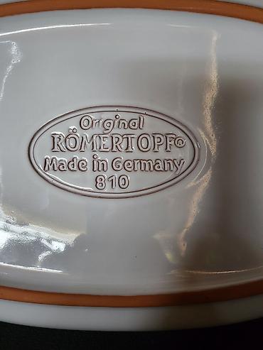 Kuhinjski setovi: Original nov velik pekac Nemacka Romertopf. Originalni pekac sa — 13