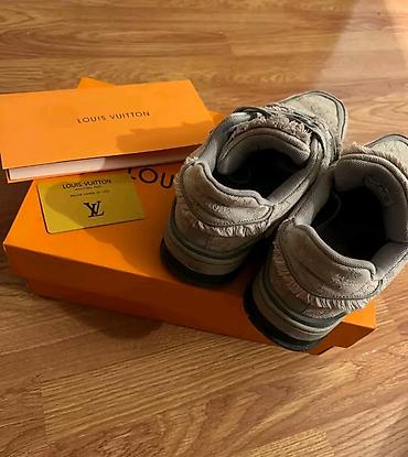 louis: Louis Vuitton kişi idman ayaqqabısı - Model: LV Trainer (etiket və — 4