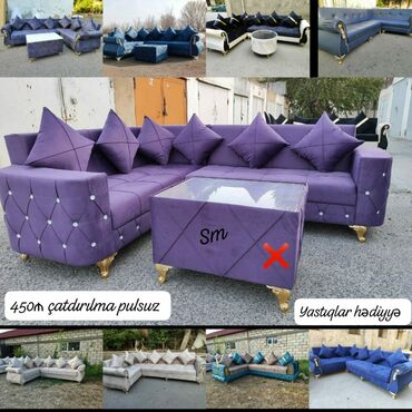 Divanlar: Künc divan, Yeni, Açılmayan, Bazasız, Nabuk, Ünvana pulsuz çatdırılma — 10