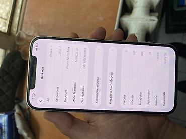 iphone 12 pro max plata: IPhone 12 Pro Max, 128 GB, Gümüşü, Face ID, Simsiz şarj — 7