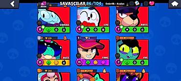 brawl stars 2: Brawl Stars oyun hesabı - Kupa sayı: 28 300+ - Prestij: 3 - Toplanan — 6