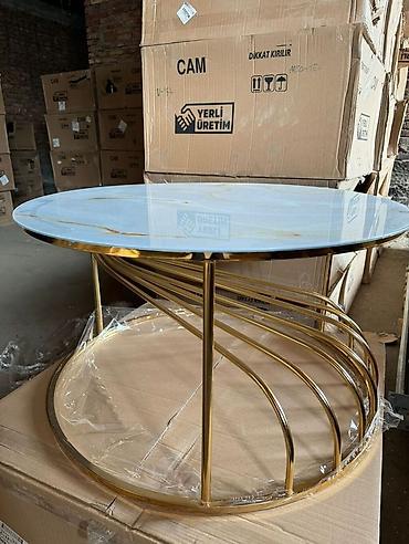 Столы для зала: Авторские дизайнерские столы с выразительными основаниями - Тип — 11