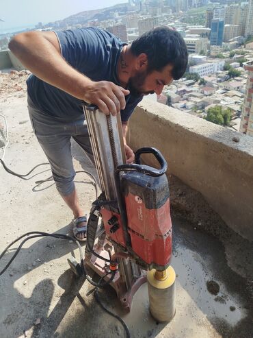 Beton işləri: Beton kəsmə beton deşmə xidməti Karot - HILTI DD 200 / 350 ilə 25 ° — 7