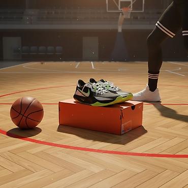 обувь zara: Мужские кроссовки, 43, Nike, Новый, цвет - Серый, Бесплатная доставка — 1