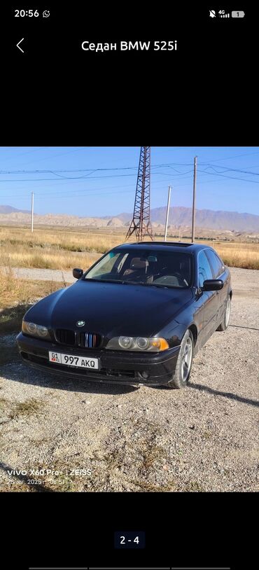 импреза врх: BMW 525: 2001 г., 2.5 л, Автомат, Бензин, Седан