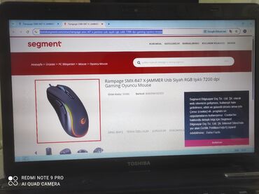 Mauslar: Yusek suretli 7200 dpi mausu.Rgb hereketli isiq funksiyali.Horgulu — 6