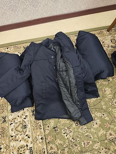 Пальто: Мужское пальто, XL, 2XL, 3XL, Новый, цвет - Синий, Самовывоз — 4