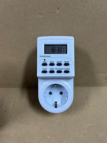 Utičnice: Digitalni nedeljni tajmer – utičnica sa LCD ekranom - Tip: digitalni — 1