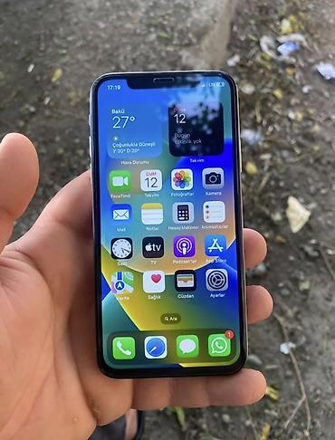 IPhone X, 256 GB, Zəmanət, Face ID, Sənədlərlə