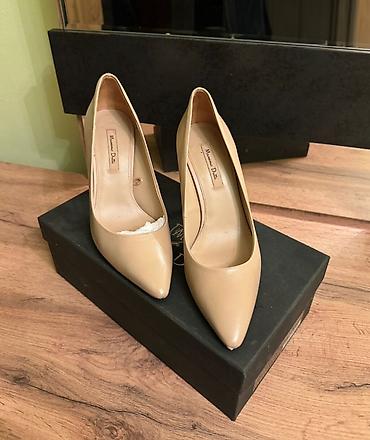 tufli: Tuflilər, Massimo Dutti, Ölçü: 37, rəng - Bej, İşlənmiş — 2