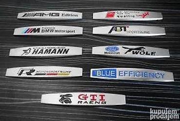 Auto delovi, gume i tjuning: Znakovi za krilo VW Bluemotion. Samolepljiovi znakovi za krilo — 12