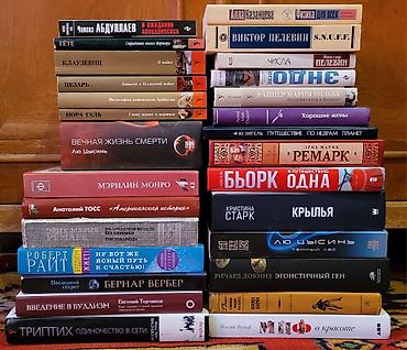 Bədii ədəbiyyat: Rus dilində müxtəlif janrlarda böyük kitab toplusu - Klassika və — 2