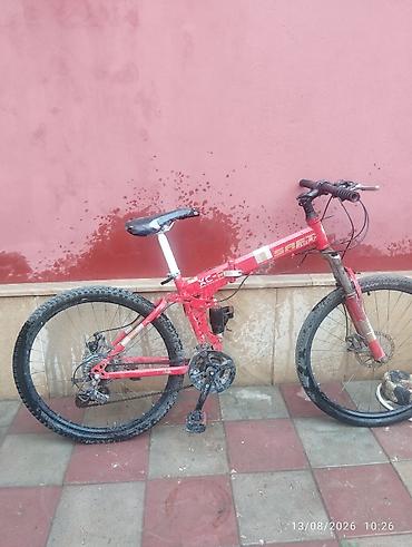 muhərrik velosiped: Dağ velosipedi – “Saiguan” ön amortizatorlu, 26" təkər Xüsusiyyətlər — 1