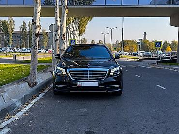 mercedes авто: Mercedes-Benz S-Class: 2019 г., 4 л, Автомат, Бензин, Седан — 1