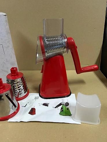 Ostala kuhinjska oprema: Ručna rotaciona seckalica/rendalo sa usisnom bazom - — 12