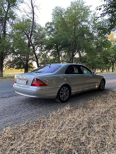 2001: Mercedes-Benz S-Class: 2001 г., 5 л, Автомат, Бензин, Седан — 4