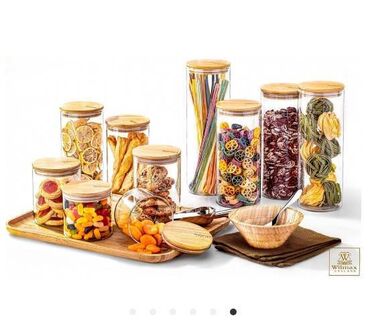 Digər qab-qacaq və mətbəx ləvazimatları: 🌿 Təzəliyi saxla, zövqü paylaş! 🌿 ✨ Wilmax England brendindən şüşə — 10