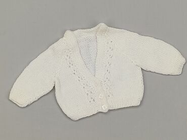 sweterek niemowlęcy biały: Kardigan, Wcześniak, stan - Idealny