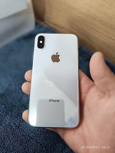 Apple iPhone: IPhone X, Gümüşü, Face ID — 1