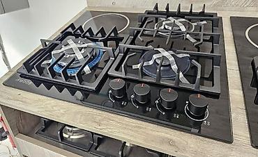 Газовые печи: Qaz plitəsi "Booş" Qaz plitəsi BOOŞ Rengi: Qara Üst səthi qalin — 8