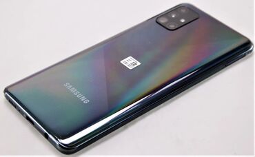 купить самсунг j7 2018 бу: Samsung Galaxy A51, Б/у, 64 ГБ, цвет - Черный, 2 SIM