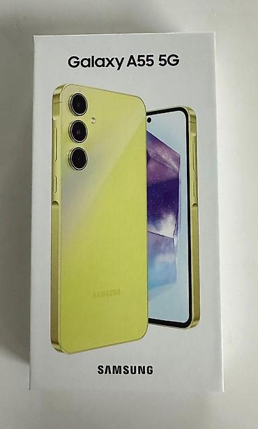 modio m19 5g: Samsung Galaxy A55 5G, rəng - Sarı, İki sim kartlı — 2