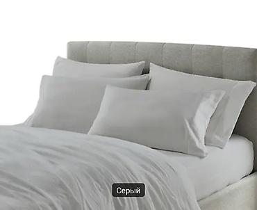 bed sheets: Однотонное постельное бельё 100% хлопок полуторки 1350сом, двух спалка — 8