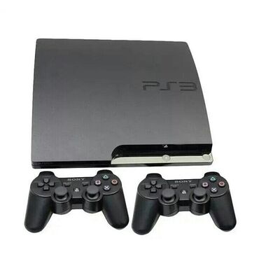 приставка аренда: Продаю PS3 slim 500 гб прошитый 2 джойстика 30 игр внутри 1)