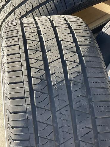 Колеса в сборе: Land Rover orijinal 21" yüngül lehimli disklər və Continental şinlər — 4