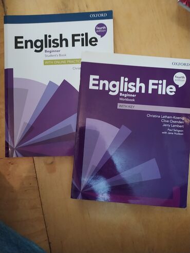 3 cü sinif ingilis dili iş dəftəri: English File Beginner İş dəftəri və student bookla birlikdə 4 AZN