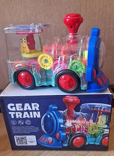 Oyuncaqlar: Gear Train – şəffaf korpuslu dişli mexanizmlı musiqili oyuncaq — 1
