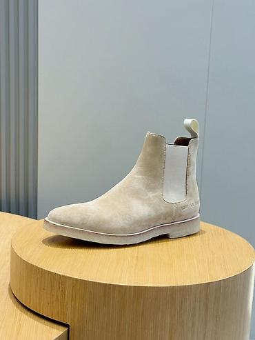 Ботинки: Мужские ботинки челси из замши - Материал верха: натуральная замша с — 7