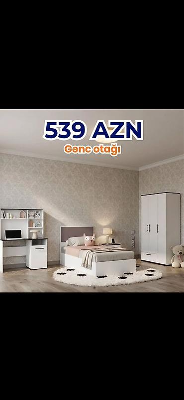 gənc otağı mebelləri: Gənc otağı dəsti – 539 AZN Müasir, yığcam və funksional dizayn. Dəst — 1