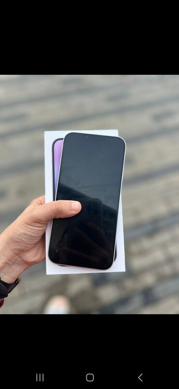 refurbished iphone azerbaycan: IPhone 14 Plus, 128 ГБ, Deep Purple, Гарантия, Отпечаток пальца, Face ID