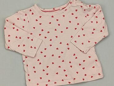 bluzki z różą: Bluzka, Lupilu, 3-6 m, stan - Dobry