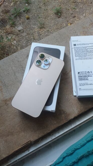 Apple iPhone: Apple iPhone iPhone 16 Pro, 256 GB, Matte Gold, Face ID, Garancija, Otisak prsta — 16