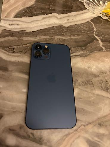 iphone 12 pro max yeni: IPhone 12 Pro Max, Blue Titanium, Face ID — 1