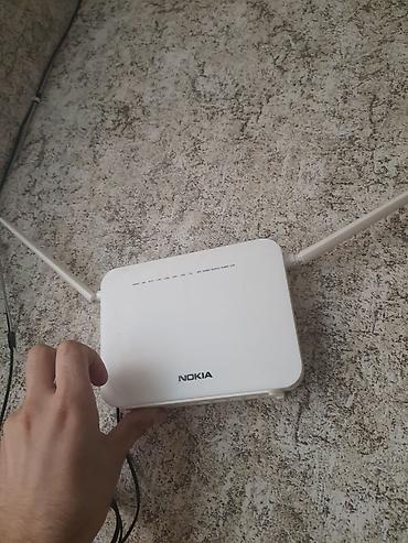 Nokia Wi‑Fi router - Brend/model: Nokia (iki antenalı simsiz router)
