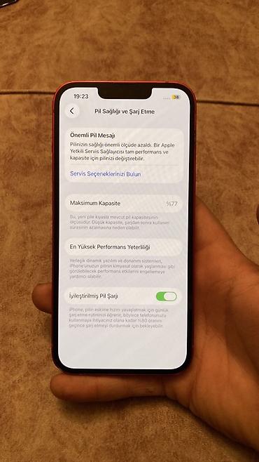 iphone satisi: IPhone 13, Qırmızı, Face ID — 6