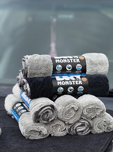 silk way: Микрофибровые полотенца MONSTER для авто - Профессиональные полотенца — 8